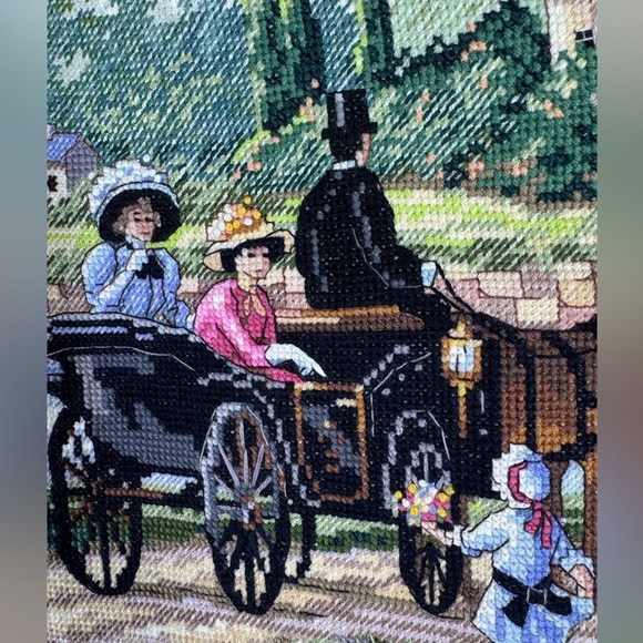 M'Lady's Chateau finished Lebron And Dimensions Vintage Counted Cross Stitch ‘95 - Picture 4 of 7